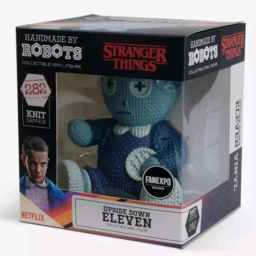 Stranger Things Eleven 282 Upside Down Handmade By Robots Vinyl Gift Figure NIB